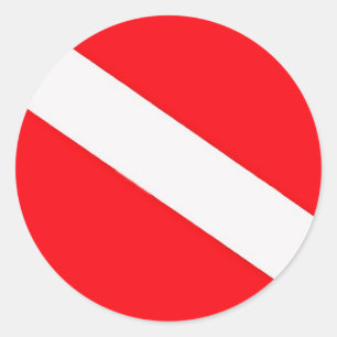 Sticker indicateur de plongée
