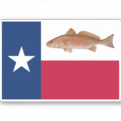 Sticker Indicateur de sébaste du Texas (Devant)