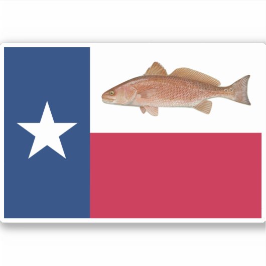 Sticker Indicateur de sébaste du Texas (Devant)
