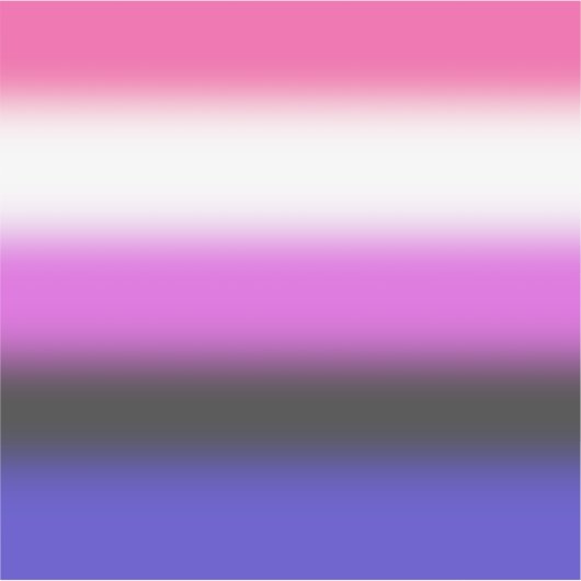 Sticker Indicateur Genderfluide Gradient - Indicateur Gend (Devant)