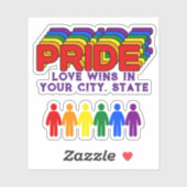 Sticker Indicateur PRIDE (Feuille)