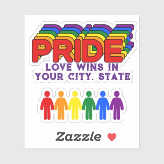 Sticker Indicateur PRIDE (Feuille)