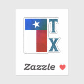 Sticker Indicateur Texas (vertical) (Feuille)