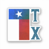 Sticker Indicateur Texas (vertical) (Recto)