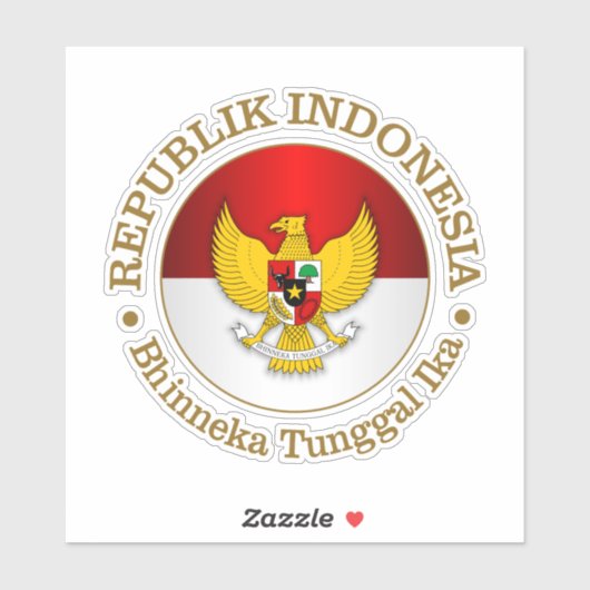 Sticker Indonésie (e) (Feuille)