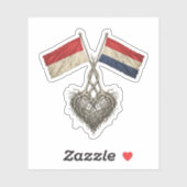 Sticker Indonésien néerlandais (Feuille)