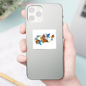 Sticker Infinité de papillons monarques (Téléphone)