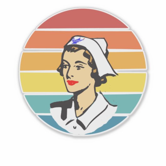 Sticker Infirmière (Devant)