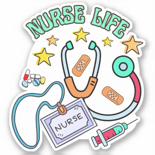 Sticker Infirmière (Devant)