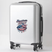 Sticker Infirmière Américaine Conception De Chemise Vector (Sur valise)