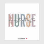 Sticker Infirmière anesthésiste CRNA Cadeaux pour anesthés (Feuille)