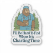 Sticker Infirmière Bigfoot (Devant)