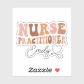 Sticker Infirmière, Cadeau infirmière, Appréciation infirm (Feuille)