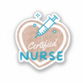 Sticker Infirmière certifiée (Recto)