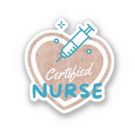 Sticker Infirmière certifiée (Recto)