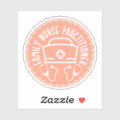 Sticker Infirmière de famille (Feuille)