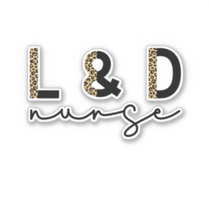 Sticker Infirmière de la main-d'oeuvre et de l'accouchemen