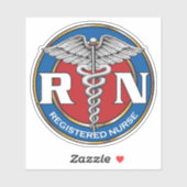 Sticker infirmière de la RN (Feuille)