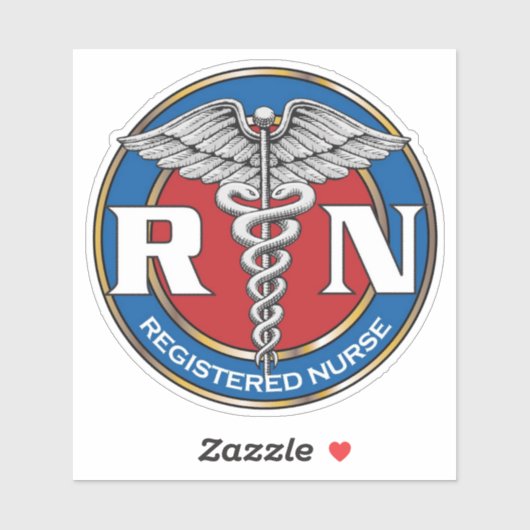 Sticker infirmière de la RN (Feuille)