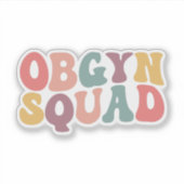 Sticker Infirmière de l'équipe Obgyn (Devant)
