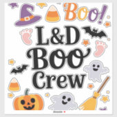 Sticker Infirmière du travail et de la prestation Hallowee (Feuille)