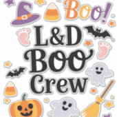 Sticker Infirmière du travail et de la prestation Hallowee (Devant)