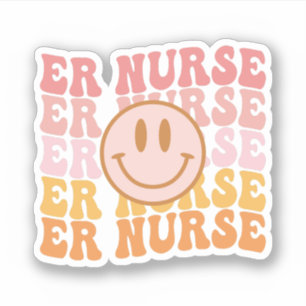 Sticker Infirmière d'urgence, infirmière, infirmière, reco