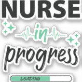 Sticker Infirmière en cours (Recto)