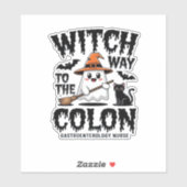 Sticker Infirmière Endo Halloween Infirmière gastro-intest (Feuille)