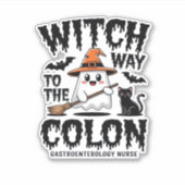 Sticker Infirmière Endo Halloween Infirmière gastro-intest (Devant)