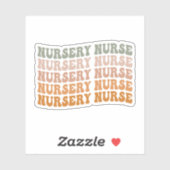 Sticker Infirmière, Infirmière néonatale, Infirmière infir (Feuille)