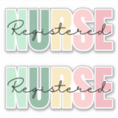 Sticker Infirmière inscrite (Devant)