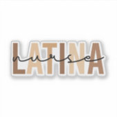 Sticker Infirmière latina (Devant)