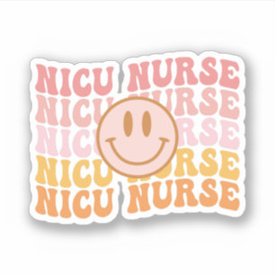 Sticker Infirmière NICU Unité de soins intensifs néonatals