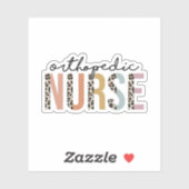 Sticker Infirmière orthopédique, Infirmière orthopédique, (Feuille)