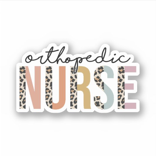 Sticker Infirmière orthopédique, Infirmière orthopédique, (Devant)