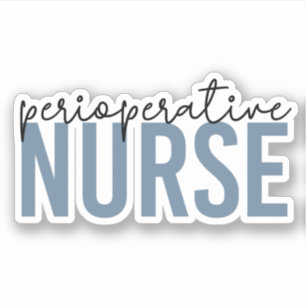 Sticker Infirmière ou infirmière en poste