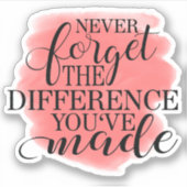 Sticker Infirmière retraitée (Devant)