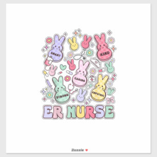 Sticker Infirmière spécialisée du service d'urgence des ur