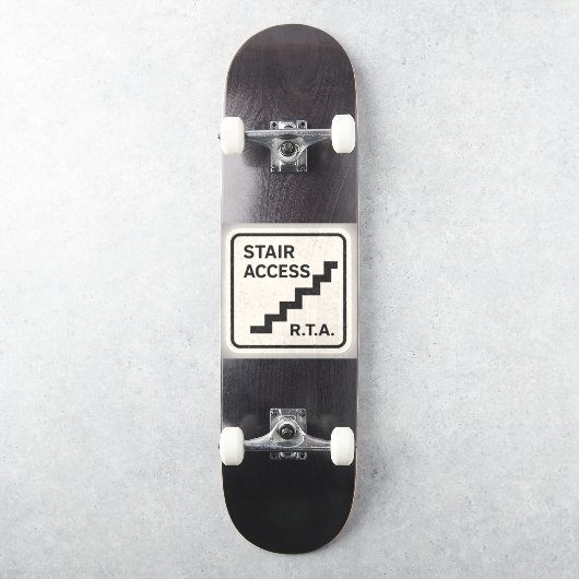 Sticker Infrastructures d'accès à l'escalier R.T.A. Autoco (Skateboard)