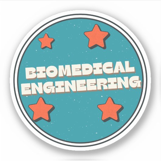 Sticker Ingénierie biomédicale (Devant)