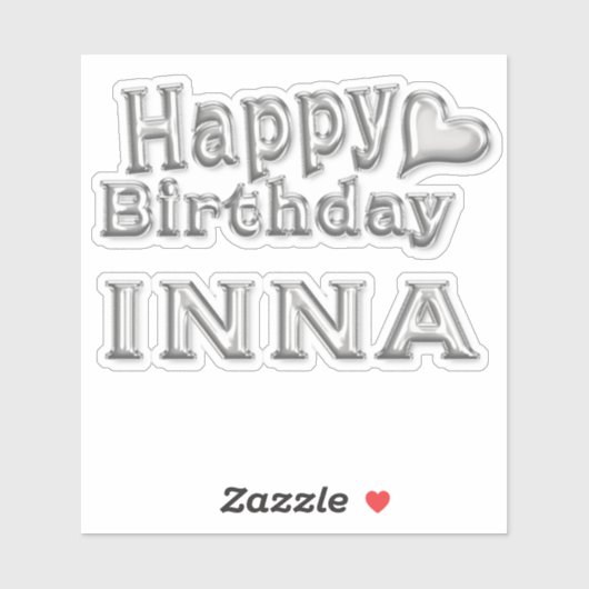 Sticker Inna Happy Birthday (Feuille)
