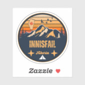 Sticker Innisfail (Alberta) (Feuille)