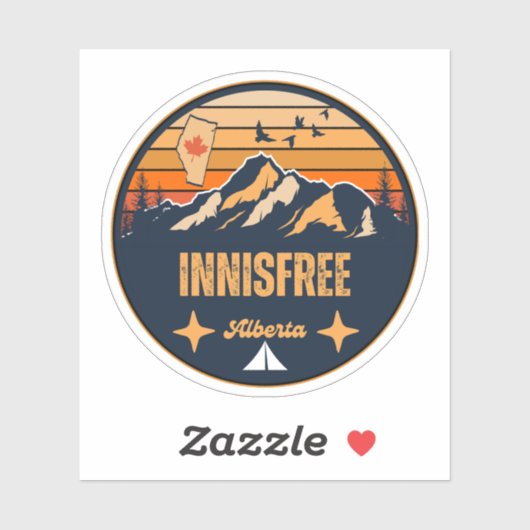 Sticker Innisfree (Alberta) (Feuille)