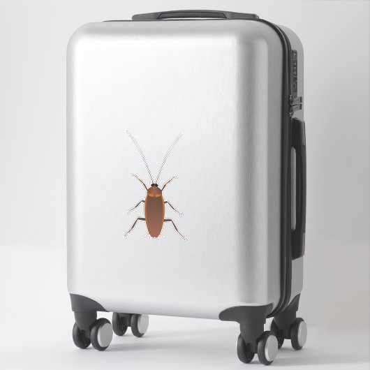 Sticker Insecte Cockroach (Sur valise)