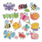 Sticker Insectes et bogues mignons (Devant)