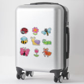 Sticker Insectes et bogues mignons (Sur valise)