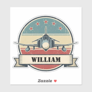 Sticker Insigne d'aviation d'avion F-4 Phantom vintage