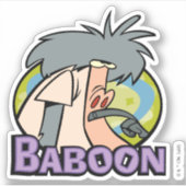 Sticker Insigne de caractère I.R. Baboon (Devant)
