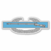 Sticker Insigne de l'Infanteur de combat CIB Armée Vétéran (Devant)